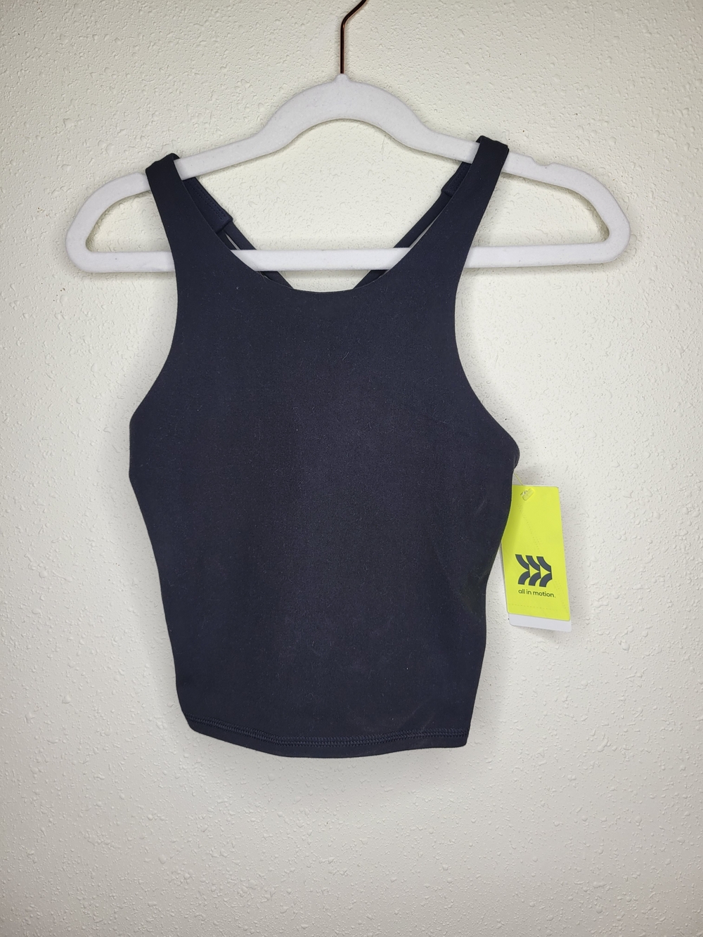Girls Target Black Racerback Crop Tank Top